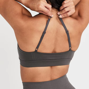 Sujetador Deportivo de Yoga Personalizado de Moda, Sujetador Deportivo Ajustable de Alto Impacto sin Costuras para Mujer - Product Image 5
