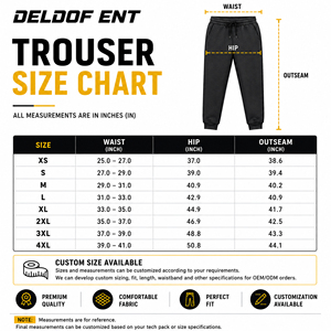 Pantalon de jogging décontracté pour homme, noir, séchage rapide, coupe droite, style vintage, taille élastique, cordon de serrage, poches latérales, léger - Product Image 3