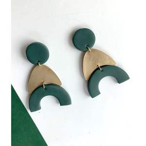 Pendientes de Resina de Diseño Hechos a Mano, Acabado de Lujo, Artesanía Artística, Estilo Moderno, Accesorios de Moda de Cristal Duraderos - Product Image 4