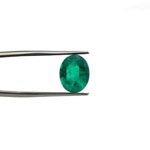 Esmeralda de Laboratorio Estilo Colombiano, Corte Ovalado, 9.70×12.30 mm, Piedra Verde Individual para Engastar, Accesorios y Trabajos de Bricolaje - Product Image 5
