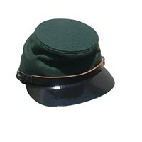 Este artículo es una reproducción de una gorra de campo de la Unión de la Guerra Civil Estadounidense, también conocida como un kepi.