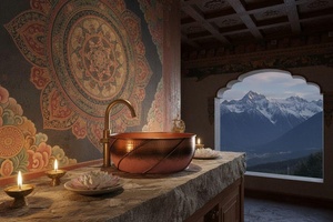 copper sink copper washbasin copper <b>basin</b> handmade copper sink pure copper sink copper kitchen sink copper bathroom sink copper - Product Image 4