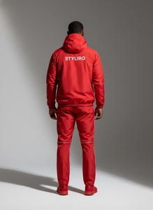 OEM Custom Nylon Windbreaker Set Men's Streetwear Outerwear with Fashion Design <b>Wind</b> <b>Breaker</b> Track Suit - Product Image 4