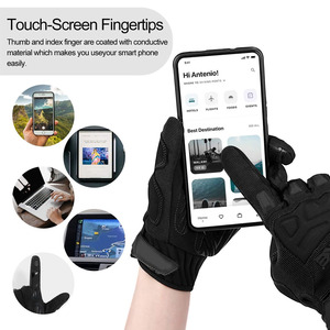 Premium MTB Cycling Gloves Full <b>Finger</b> Shock Absorbing Mountain <b>Bike</b> Gloves Custom Logo Private Label Supplier - Product Image 5