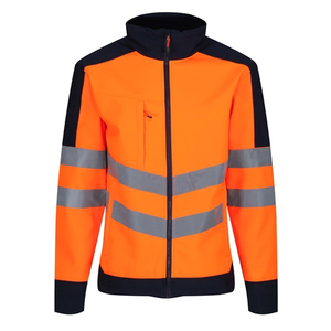 Vestes de sécurité orange réfléchissantes à haute visibilité, coupe-vent, imperméables, avec impression de logo personnalisé, nouvelle tendance, fournisseur fiable. - Product Image 1