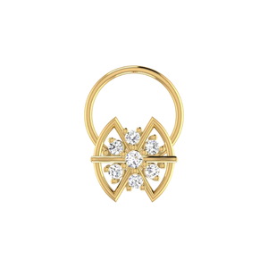 0.06 Carat Brillant HI Couleur Diamant Nez Pin VS-SI Clarté Fine Piercing Bijoux - Product Image 1