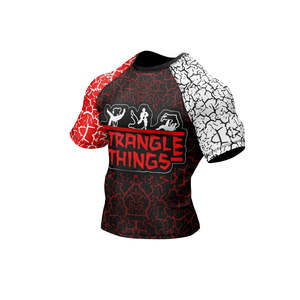High Quality Adult Men's MMA Rash Guard Compression T-Shirt UPF50+ Full <b>Sleeve</b> Spandex/Polyester 260g Silk Screen Customized - Product Image 5