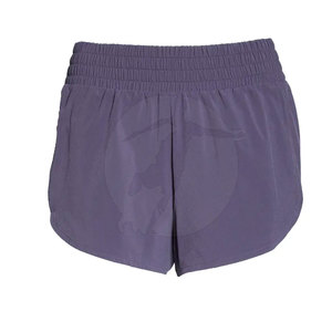 Shorts de sport pour femmes, taille mi-haute, couleur unie, sans couture, taille élastique, spandex respirant, avec poches, pour la course à pied et le fitness - Product Image 4