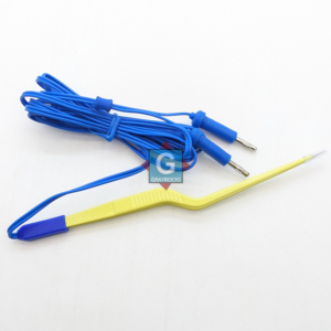 Pinzas Bipolares Desechables Grayrocks, Tipo Bayoneta, Color Amarillo, Instrumento Quirúrgico de Diagnóstico Manual - Product Image 2