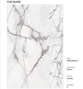 Carrelage mural extérieur en porcelaine pleine masse, effet lumière douce, pour salle de bain et hall, aspect brique, plusieurs designs disponibles - 600x1200mm pour votre maison - Product Image 4