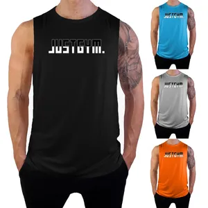 Tank <b>Tops</b> <b>Mens</b> <b>Mesh</b> Gym Clothing Fitness Sleeveless Tees Quick Dry Basketball Jerseys Running Sports Vest - Product Image 1