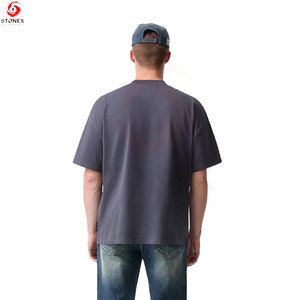 เสื้อยืดทรงบ็อกซี่พรีเมียมสำหรับผู้ชาย ผ้าฝ้ายนุ่ม สวมใส่สบาย ทรงโอเวอร์ไซส์ สไตล์สตรีทแวร์ เป็นมิตรต่อสิ่งแวดล้อม ระบายอากาศได้ดี ดีไซน์ปรับแต่งได้ ใส่ลำลองหรือออกกำลังกายได้ - Product Image 5