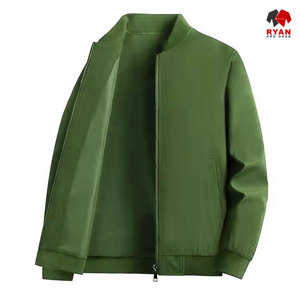Ryan เสื้อแจ็กเก็ตมีซิปสำหรับผู้ชายเสื้อแจ็คเก็ตผ้านิ่มดีไซน์ตามสั่งพร้อมโลโก้ออกแบบได้ตามต้องการ - Product Image 3