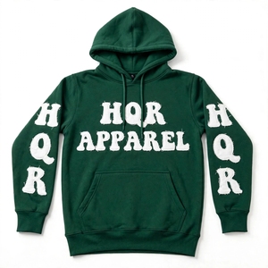 Sudadera con Capucha Oversize Rosa HQR APPAREL para Logotipo, Unisex, Informal, de Forro Polar Transpirable, 100% Algodón, con Bolsillo, para Invierno - Product Image 3