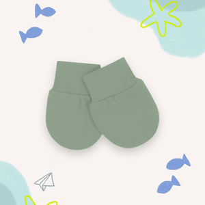 Manoplas para Bebé Suaves y Transpirables 100% Algodón o Algodón de Bambú 95% con 5% Elastano - Product Image 1