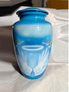 Urna Funeraria de Aluminio de Alta Calidad con Diseño de Caballo Estilo Americano para Cenizas Humanas Adultas con Capacidad de 220 Pulgadas Cúbicas - Product Image 5