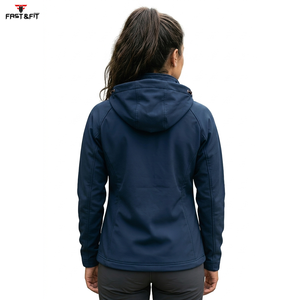 Wholesale Supplier <b>Lightweight</b> 100% Polyester Printed Eco-Friendly Winter Waterproof Softshell <b>Jacket</b> for Hiking and Training - Product Image 6