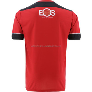 Ensemble de maillots de football GAA personnalisés de haute qualité 100% polyester Vêtements de football gaélique de meilleure qualité Service OEM pour le stock de style irlandais - Product Image 2