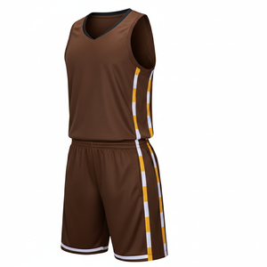 Tenues de basketball professionnelles, maillots athlétiques à séchage rapide, ensemble d'équipe en mesh, impression personnalisée du logo, couleur et numéro. - Product Image 3