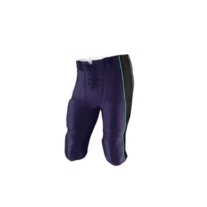 Conjunto de Uniforme de Fútbol Americano Personalizado, Jersey Morado de Malla para Hombre con Número 24, Pantalones con Estampado Sublimado, Cuello en V, Manga Corta - Product Image 5