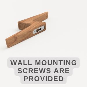 Modern Wooden Peg Rack <b>Wall</b> <b>Hook</b> Organizer Handmade Solid Wood Hanger for Bedroom Hallway and Bathroom Towel - Product Image 6