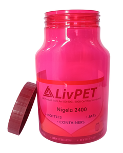Bouteille d'hydratation portable écologique réutilisable sans BPA de grande capacité en plastique PET Nigela de 2400 ml, anti-fuite, pour le sport - Product Image 1