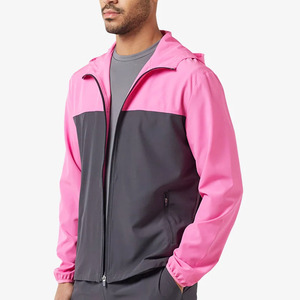 2026Custom High Quality Breathable Zipper Winter Tracksuit Outdoor Windbreaker Casual Quick Dry <b>Knitted</b> Fabric Custom Logo - Product Image 5