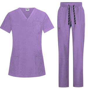 Medical <b>Uniform</b> <b>Scrubs</b> Set Plus Size Hospital Security <b>Uniform</b> Custom One Piece Nursing Jumpsuit <b>Scrubs</b> Set - Product Image 4