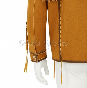 Best Selling Fashion <b>Long</b> Sleeve Cowgirl <b>Leather</b> Fringe Western <b>Jacket</b> For Street Fashion In Wholesale Price - Product Image 5