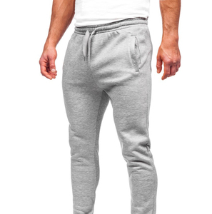 Heavyweight Dense Fabric Winter Sweatpants <b>Men</b> Warm Fleece Lining Thick Solid <b>Base</b> <b>Layer</b> Uniform Trousers Model - Product Image 4