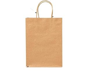 Bolsas de regalo de papel Kraft marrón Bolsa de compras con asas Bolsas artesanales al por menor Paquete de papel a granel - Product Image 2