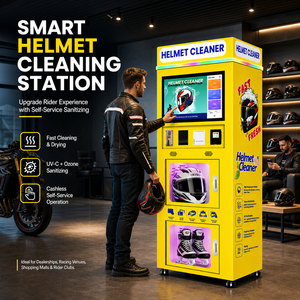 Máquina de Limpieza de Cascos para Exteriores, Desinfectante Automática para Cascos de Motocicleta, Lavadora de Cascos para Limpieza <span class=keywords><strong>en</strong></span> Seco y Desodorización - Product Image 3