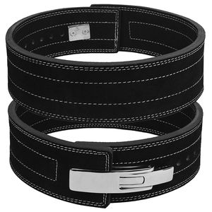 Fitness Body Building <b>Weight</b> Lifting Belt <b>Training</b> Lifting Black Belts 10mm <b>Weight</b> Power Lifting Leather Lever Pro Belt - Product Image 1