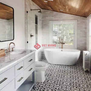 Baldosa de Cemento de 190x190 mm para Arquitectura Exterior Elegante - Product Image 2