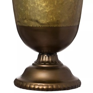 Vase de table traditionnel avec poignée, finition dorée, design pichet décoratif - L'ancien est l'or - Product Image 2
