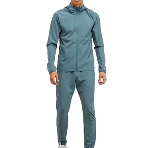 Vêtements de sport en gros : Survêtement coupe-vent personnalisé, fabricant OEM, veste et pantalon en polyester de qualité supérieure avec fermeture éclair intégrale, fournisseur de vêtements de sport - Product Image 1
