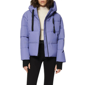 Veste matelassée imperméable personnalisée pour femme, manteau d'hiver rembourré de style designer, en nylon, pour l'extérieur - Product Image 3