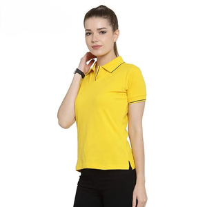Chemises de golf pour femmes de haute qualité, confortables, d'été, avec logo brodé, décontractées, respirantes, à séchage rapide, écologiques, 100% coton - Product Image 3