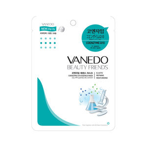 Masque à l'essence VANEDO Coenzyme Q10 - Beauté coréenne, soins de la peau coréens, cosmétiques coréens, masque visage anti-rides, élastifiant, sans cruauté - Product Image 1