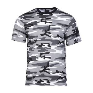 Men's Breathable 100% Cotton Round Collar Camouflage T-Shirt Hiking Hunting Training Shirts - Product Image 2