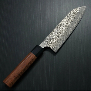 Couteau de chef Burraq personnalisé fait main en acier inoxydable, lame de 8 pouces, épaisseur de 3,0 mm, magnifique manche en bois, cadeau - Product Image 3