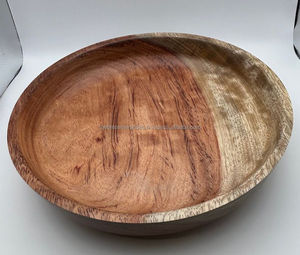 Table Decor Dinner Use Antique Rustic Handcarved Wooden <b>Bowl</b> for Luxury Home and Hotel to Serve Dinner Fruit and <b>Snack</b> - Product Image 4