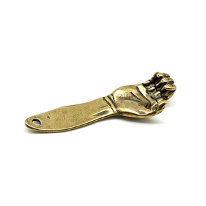 Abridor de Botellas de Latón con Forma de Mano, Estilo Vintage, Herramienta Manual para Abrir Botellas de Cerveza, Diseño Decorativo para Bar - Product Image 4