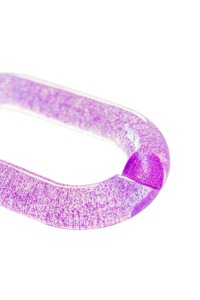 Eslabones de Cadena de Resina Epoxi Transparente de Alta Calidad, Decoración Colorida para Colgar en la Pared, Separador de Ambientes Artístico DIY con Diseño de Ángel, Ideal para Regalo de Fiesta - Product Image 2