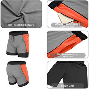 Pantalones cortos de gimnasio para hombre de alta calidad logotipo personalizado mejor Material Etiqueta Privada precio barato pantalones cortos de gimnasio para hombre - Product Image 6