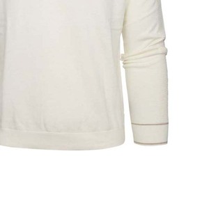 Men's Knitted Breathable 100% Cotton Fleece Winter Half/Quarter Zip Long Sleeve Stand Collar Casual Sportswear <b>Sweater</b> - Product Image 2