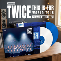 Articles 100% authentiques garantis. (TWICE)-[C'EST POUR] LE FINALE DU TOURNÉE MONDIALE SEOUL-LIVE (Version LP Spéciale) K-pop-ARENA HOMME+ Marque