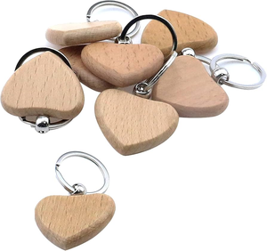Natural Wooden Pendant Portable Key <b>Ring</b> Simple Design Key Holder Multiple Colors Available Wood <b>Keyring</b> - Product Image 4