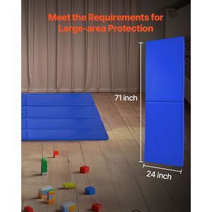 Imbottitura per Pareti da Palestra in Schiuma ad Alta Densità, Spessore 2 Pollici, 71 x 24 Pollici, Tappetino Resistente agli Strappi per Campo da Basket, Attrezzatura Rimovibile per Pareti di Campi Sportivi - Product Image 3