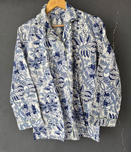 Conjunto de Pijama de Algodón Suave Estampado, Cómodo Conjunto de Dos Piezas, Ropa de Dormir Informal, Ropa de Casa - Product Image 2